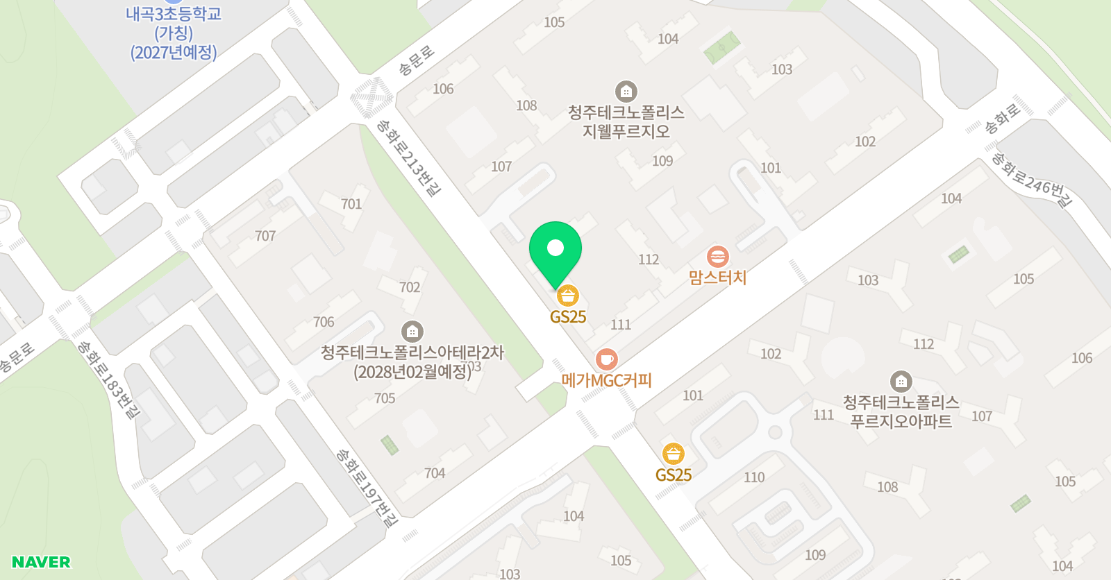큐미르 문암지웰 국어교습소 위치