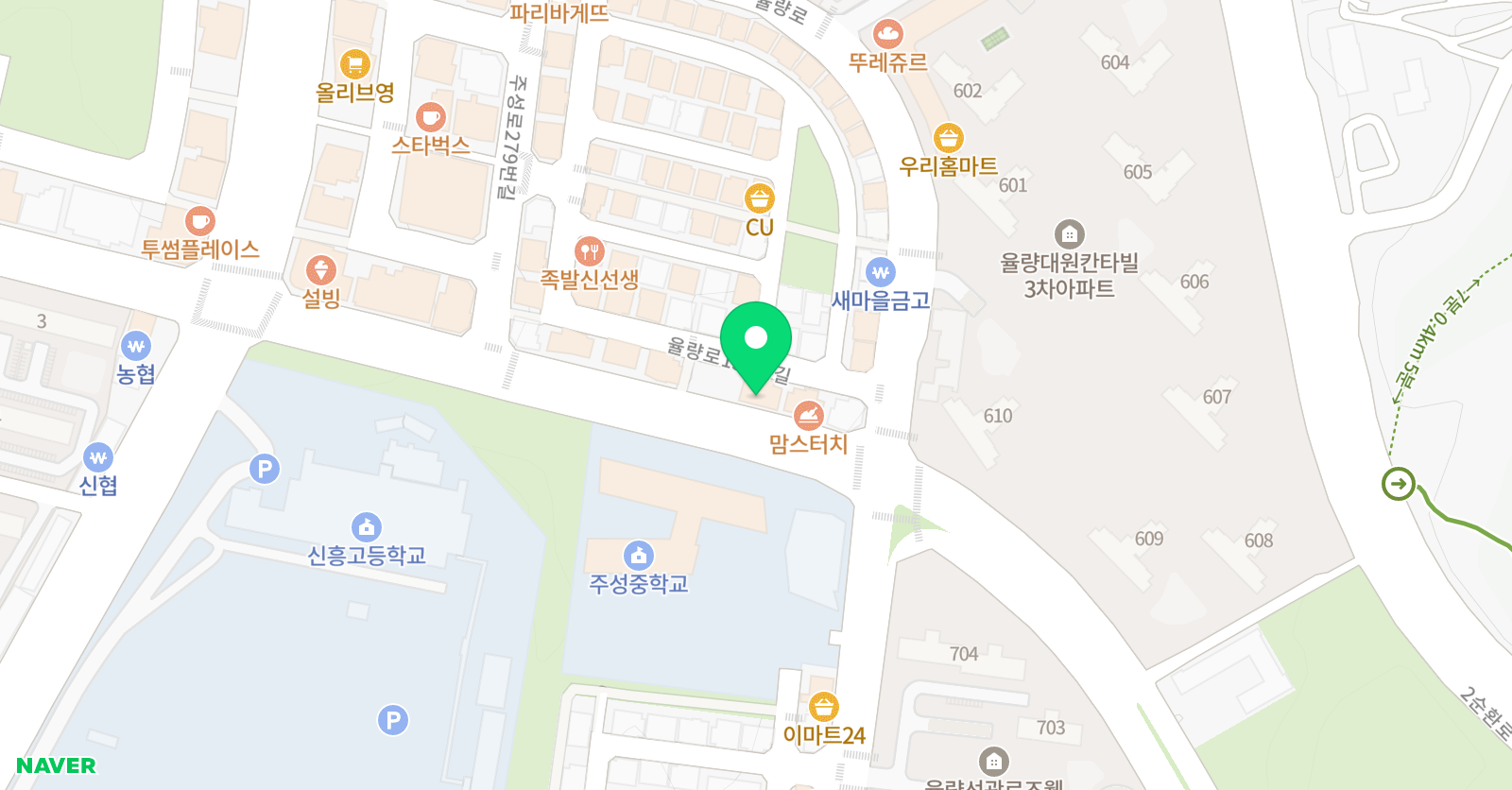 유노점프 음악 줄넘기 율량점 위치