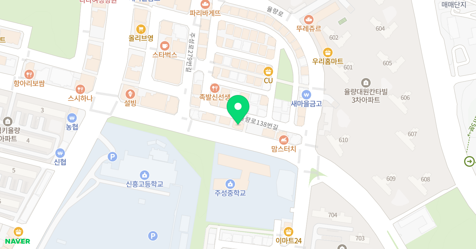더케이영어학원 위치