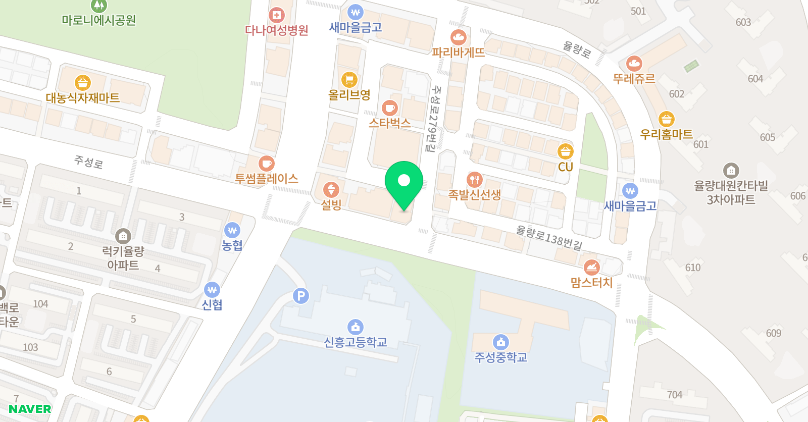 윌 영어전문학원 위치
