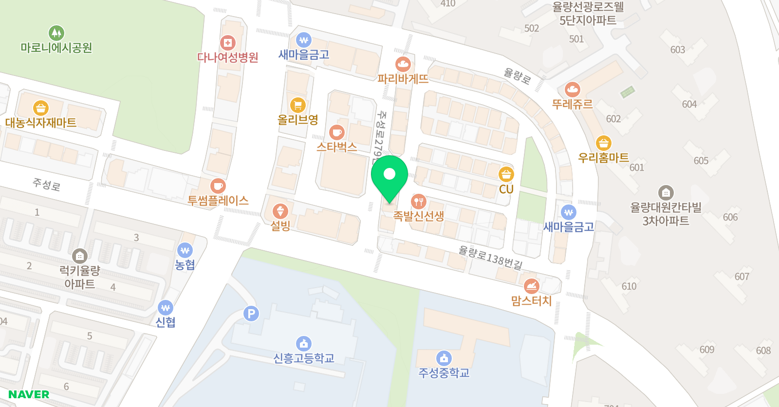 헐크수학학원 위치