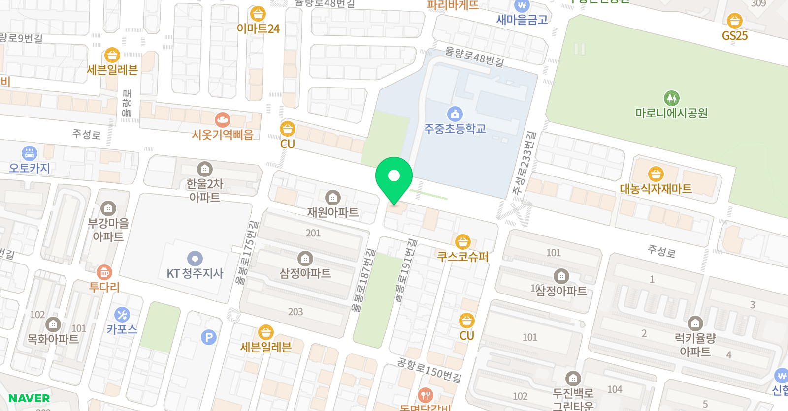 어썸 영어수학학원 위치