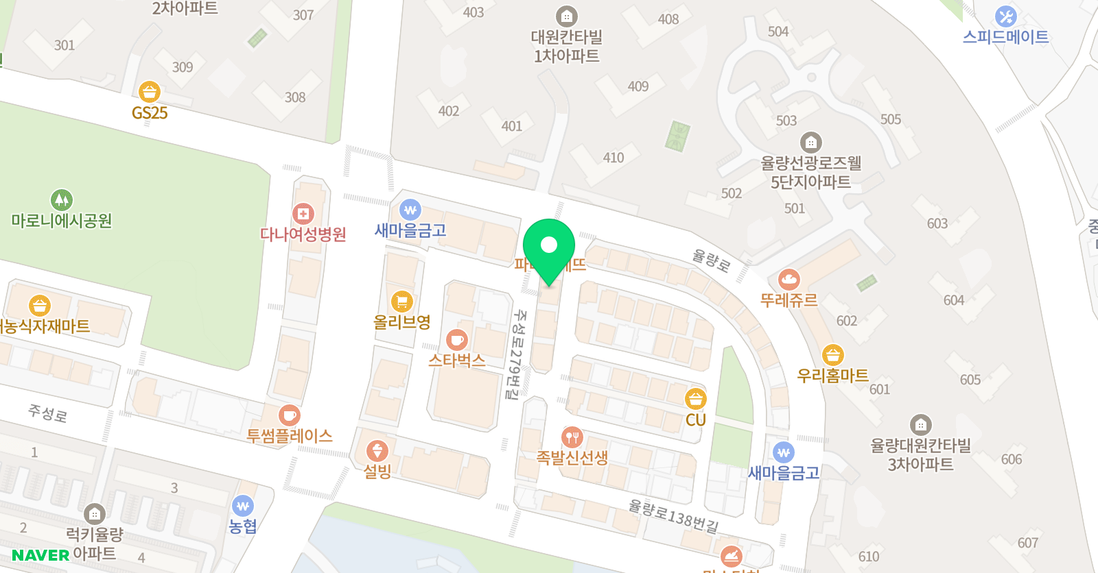 KS 영어학원 위치