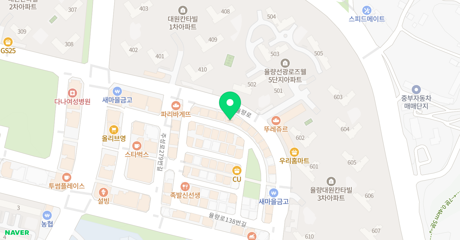 더 바이올린 위치
