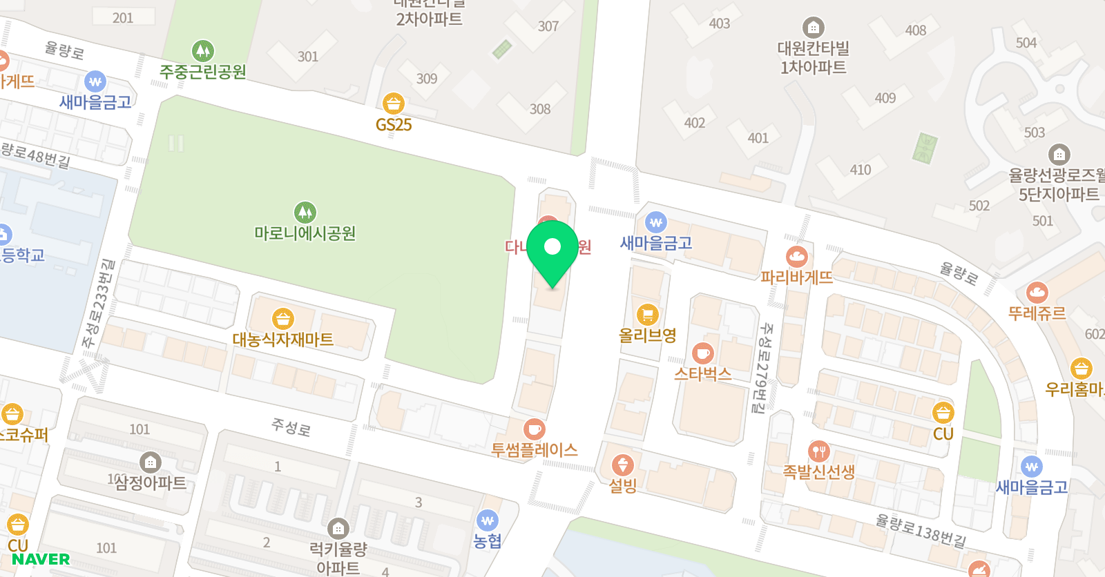 가이아 댄스학원 위치