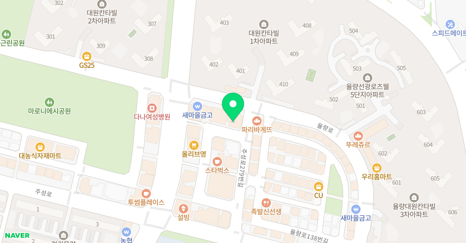 EiE 고려대 어학원 청주율량캠퍼스 위치