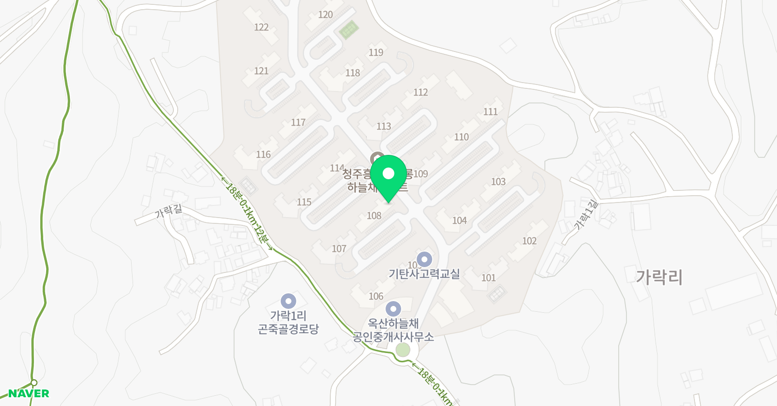 하늘채G셈 공부방 위치