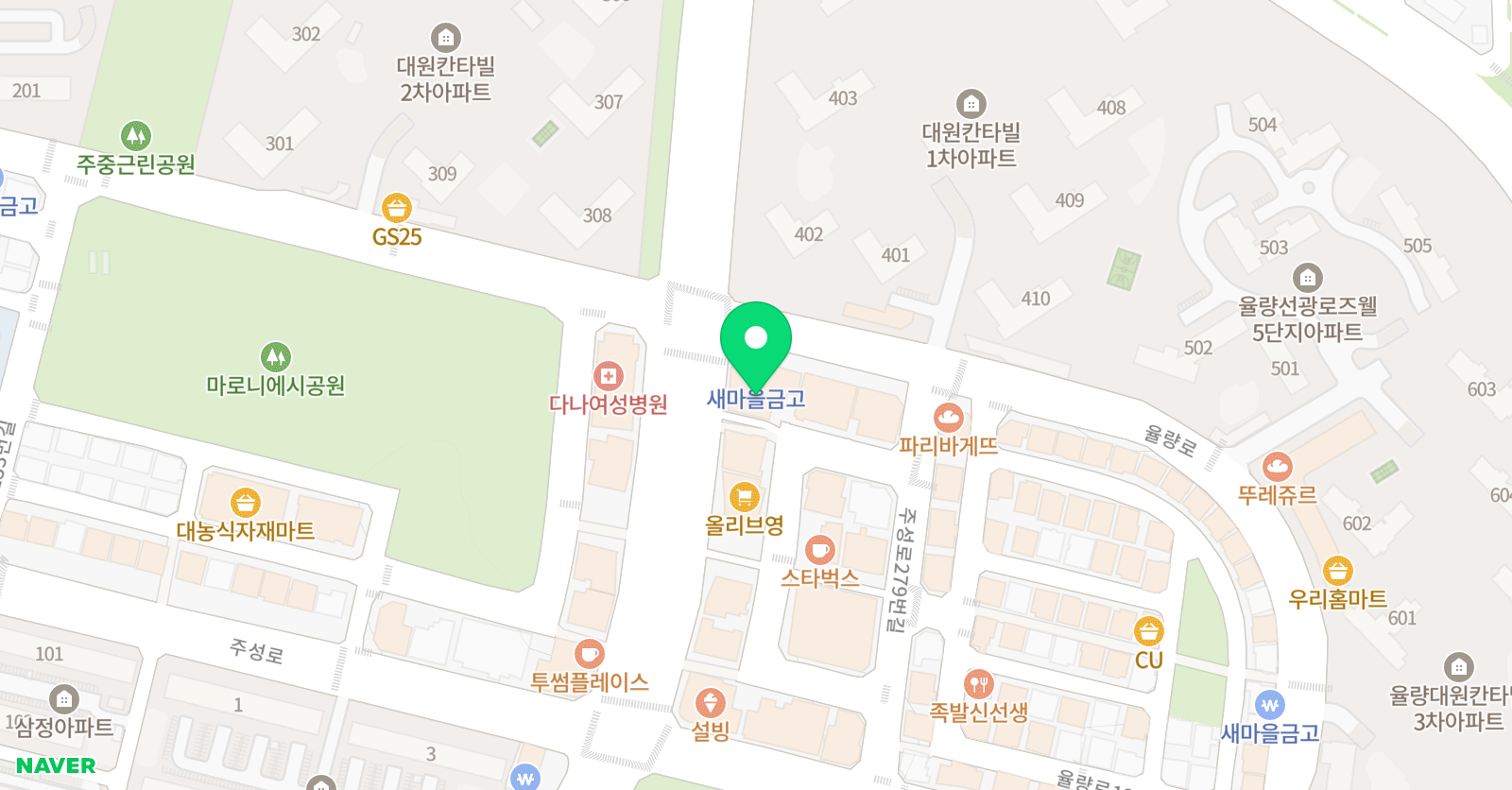 대치M 수학학원 위치