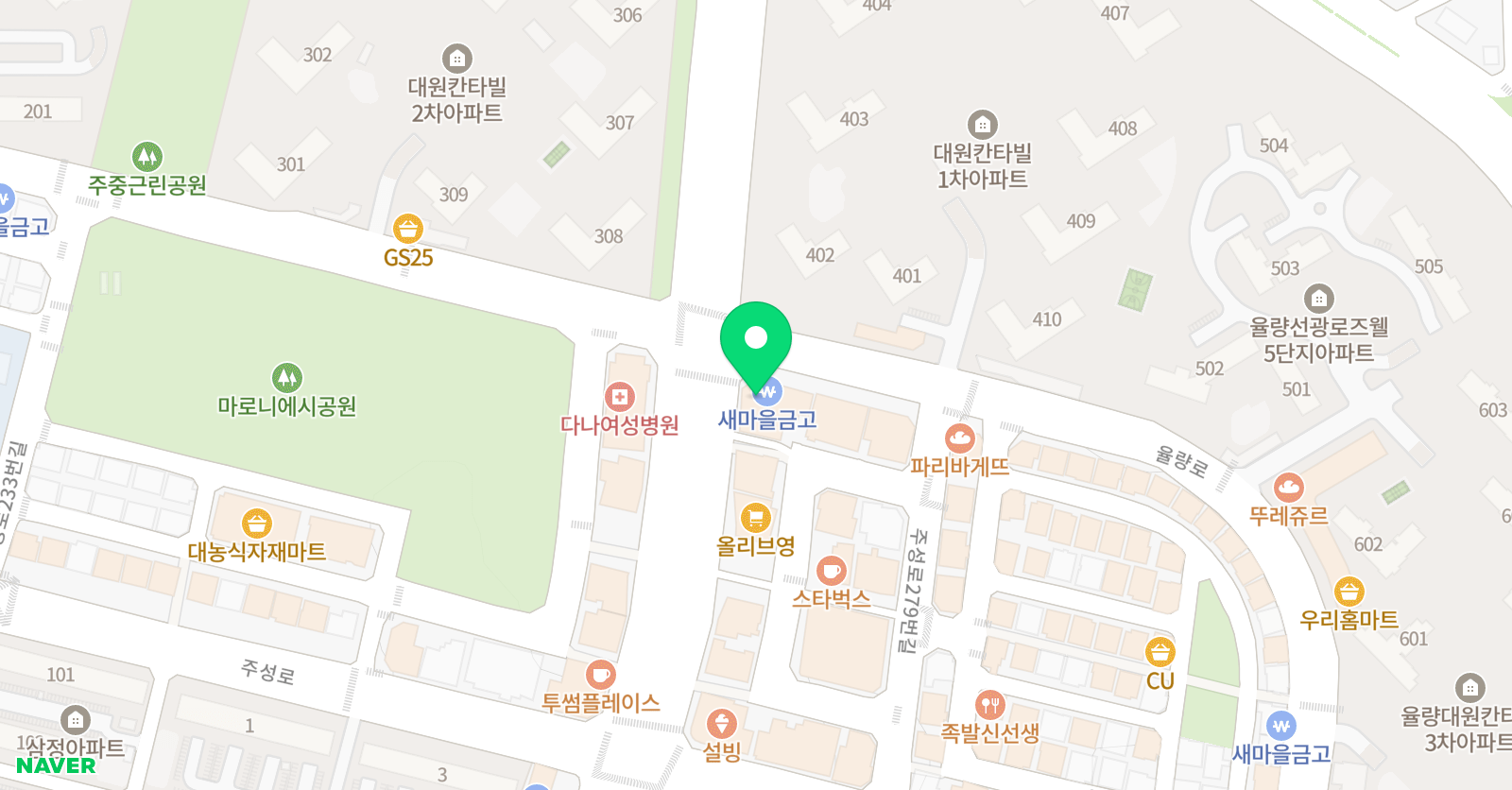 키즈닥터 율량원 위치