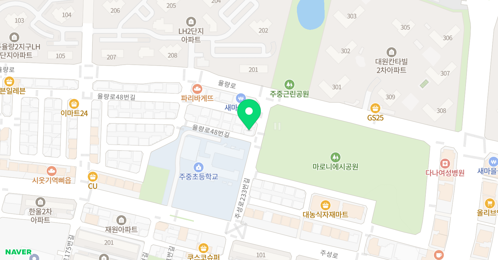아이젤미술학원 위치