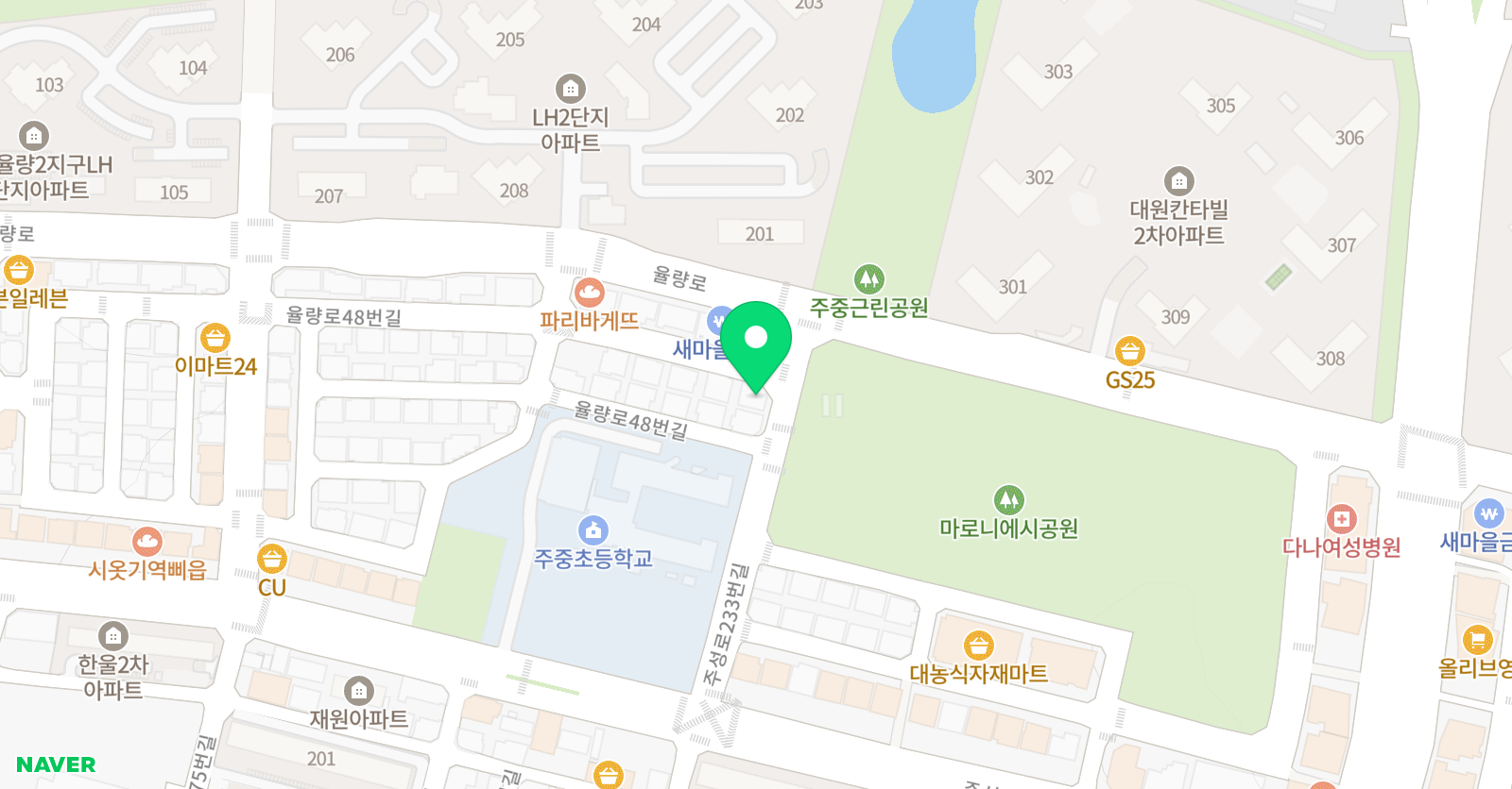 셀파 우등생교실 주중 초교실 위치