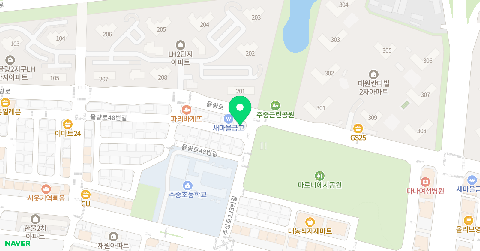 예닮 음악학원 위치