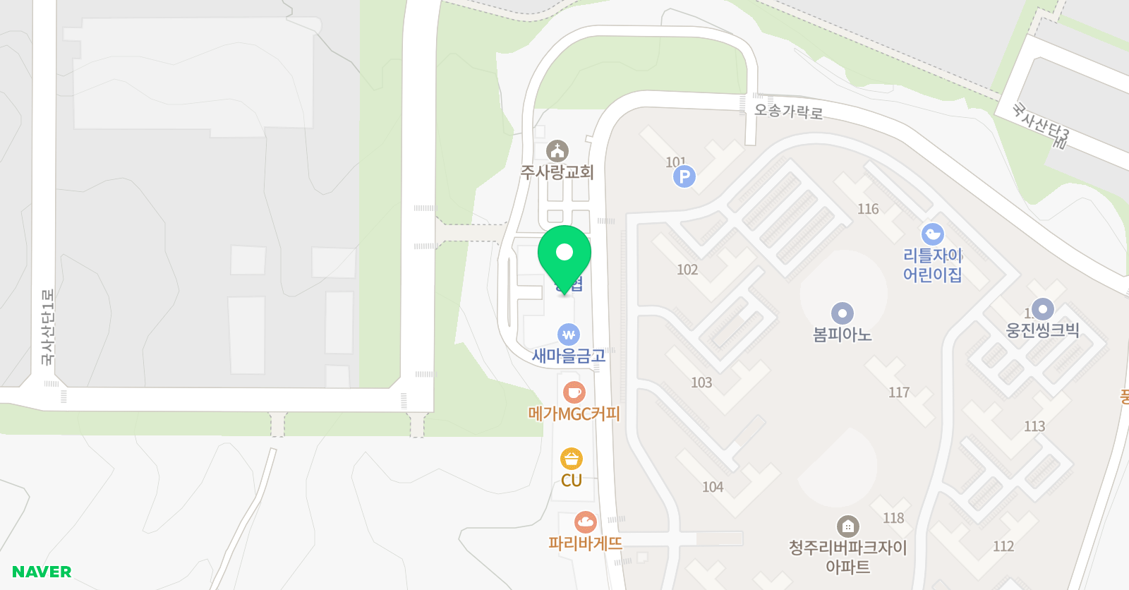 윌그로우어학원 옥산캠퍼스 위치