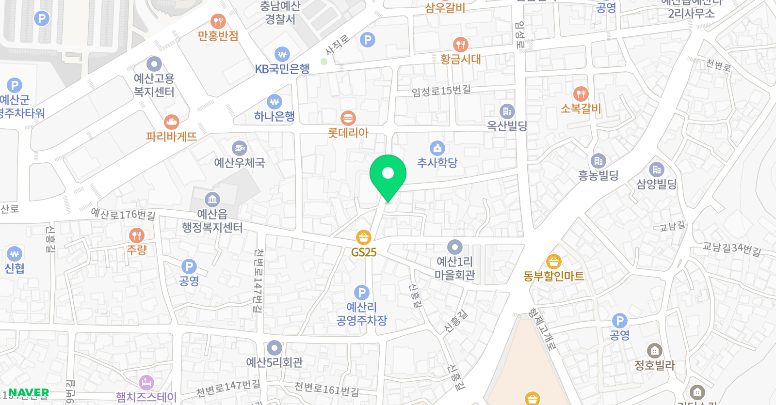 마이미 학원 위치