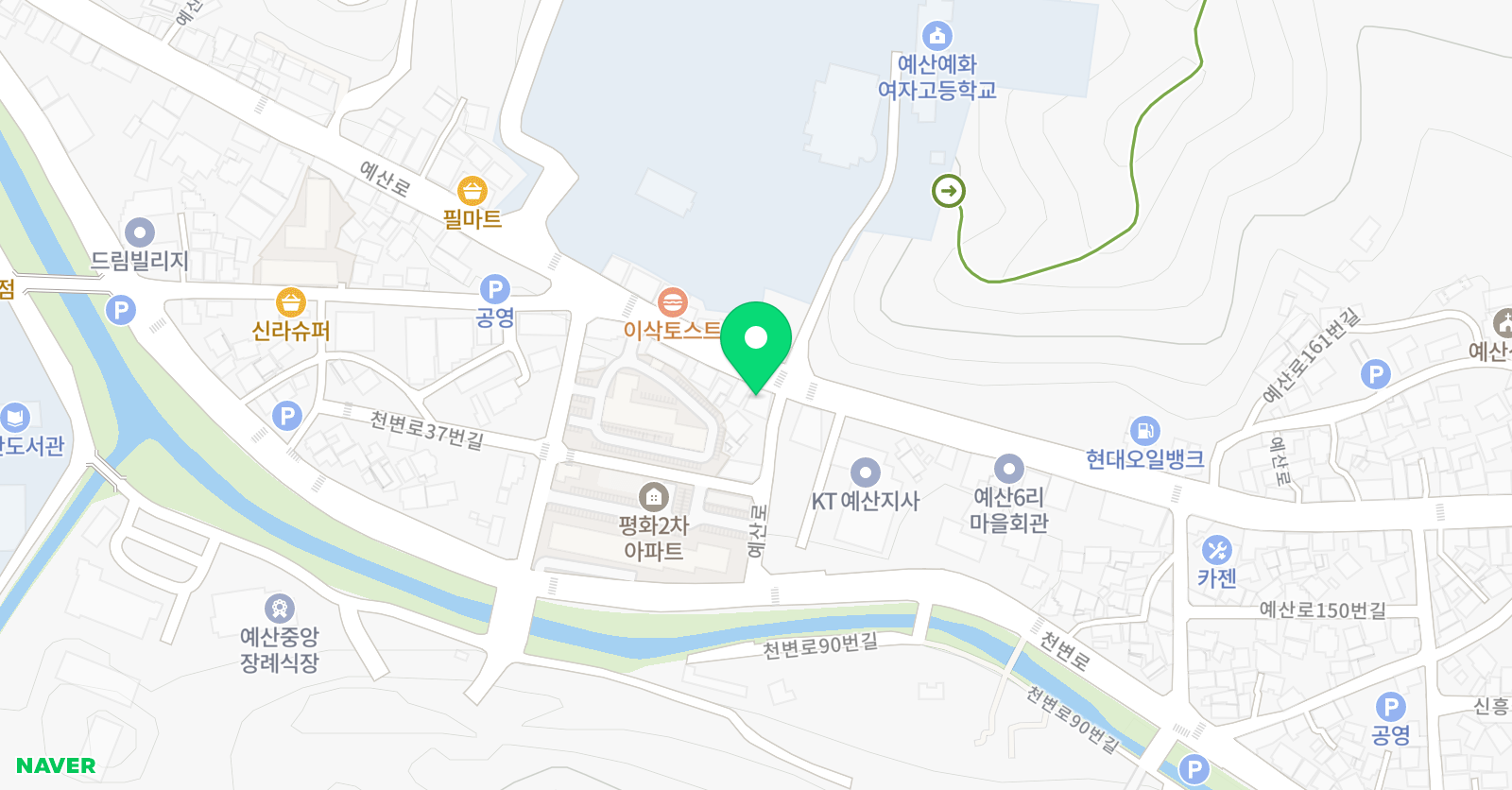 한국 주산암기학원 위치