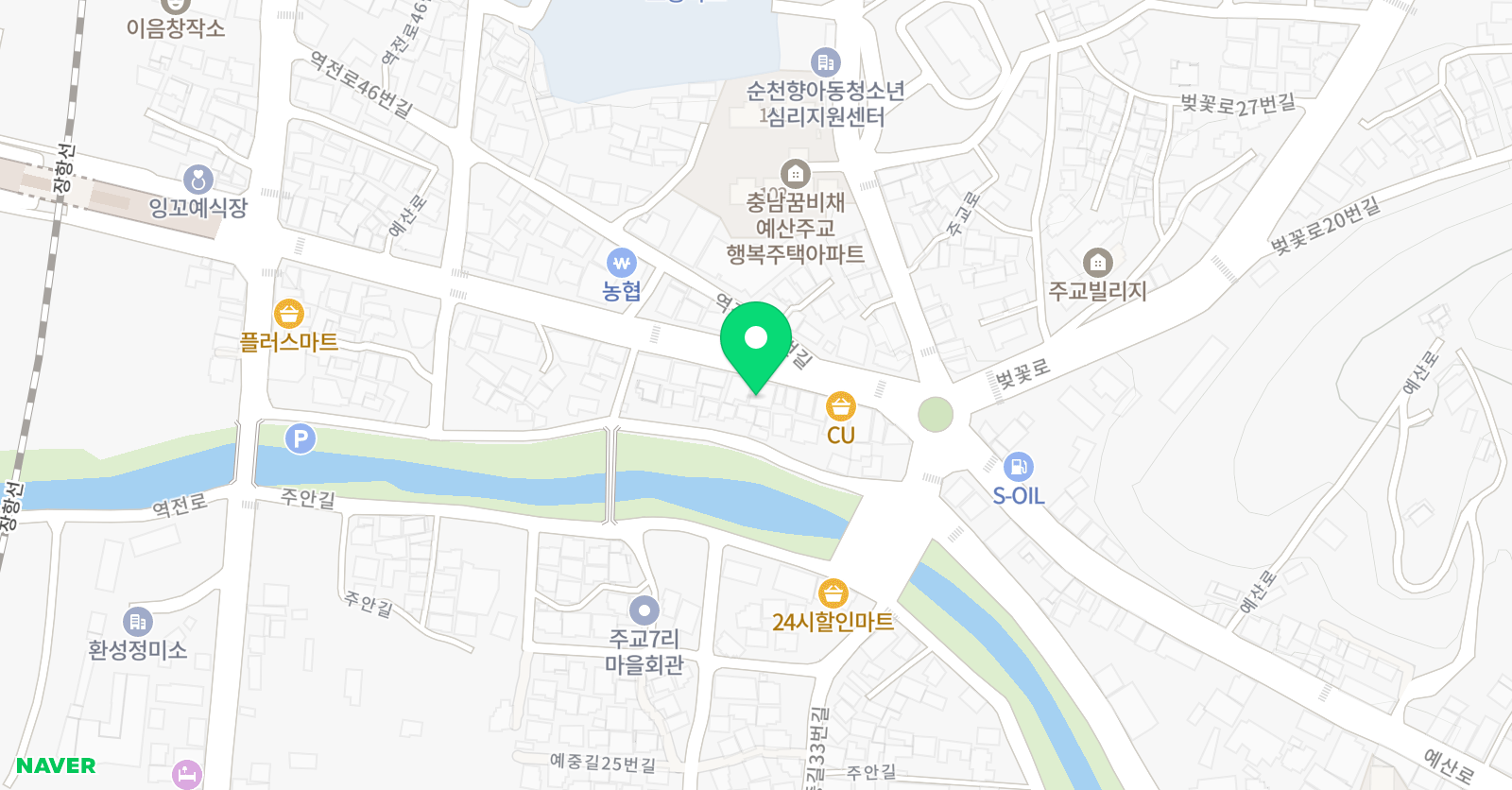 예산 실용음악학원 위치