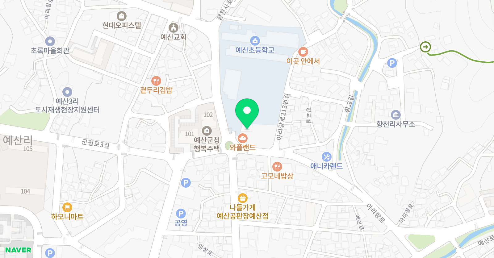 예초목원피아노 위치