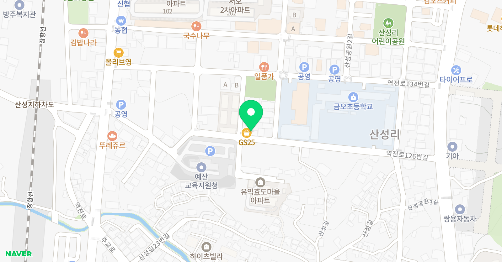오현주 음악학원 위치