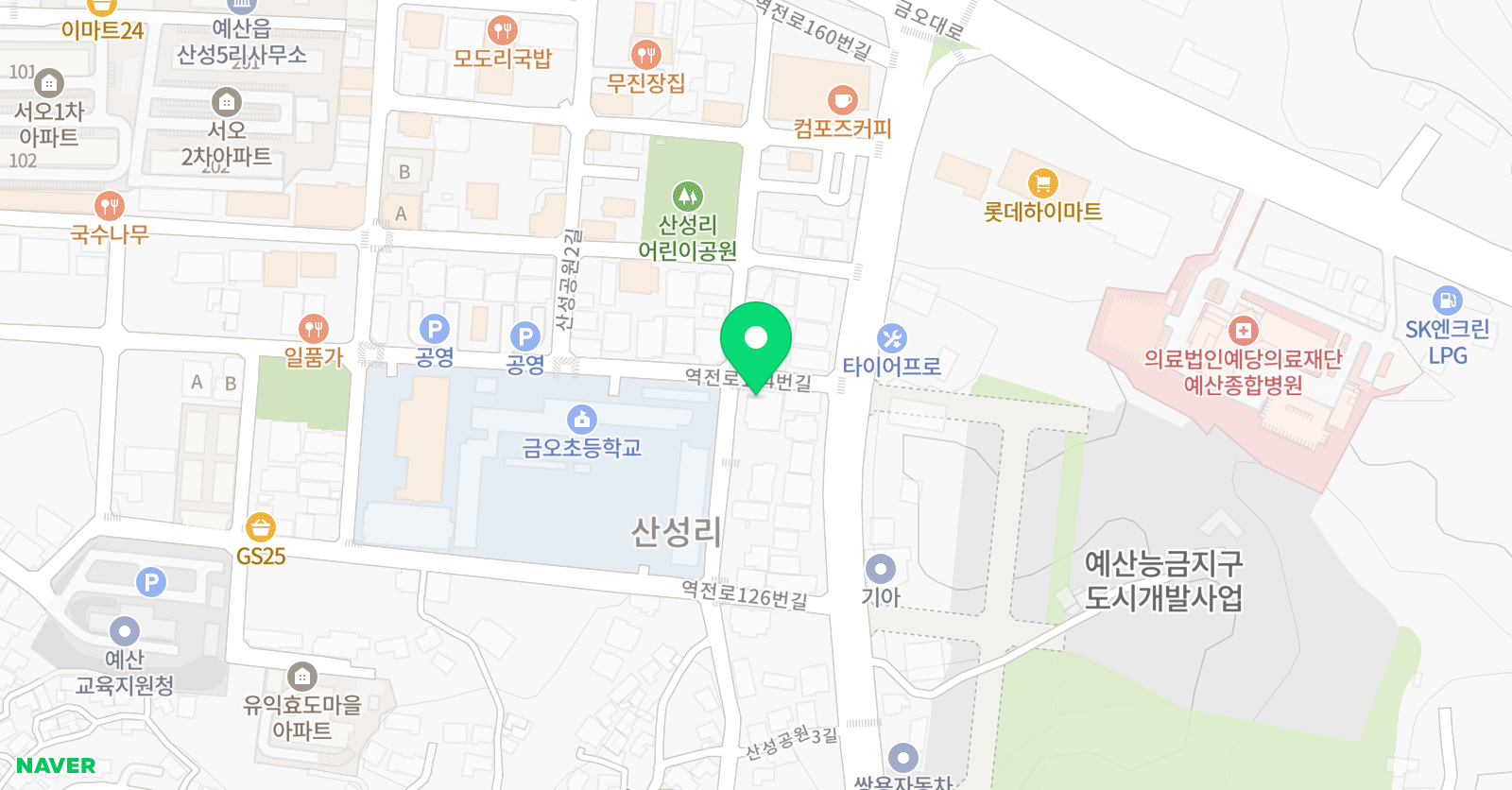 메이플 어학원 위치