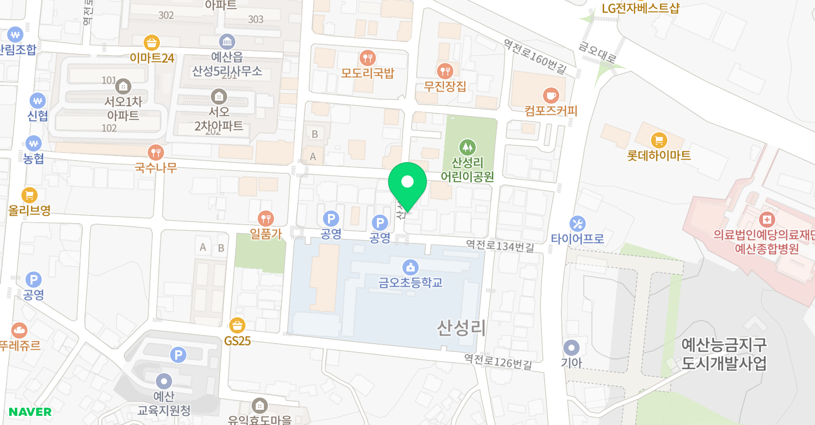 G 선바이올린 교습소 위치