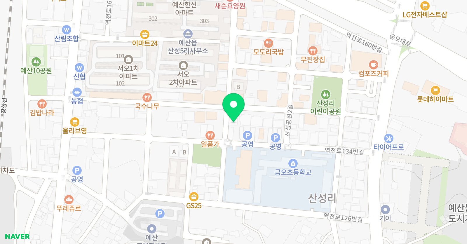 이젠 수학학원 위치