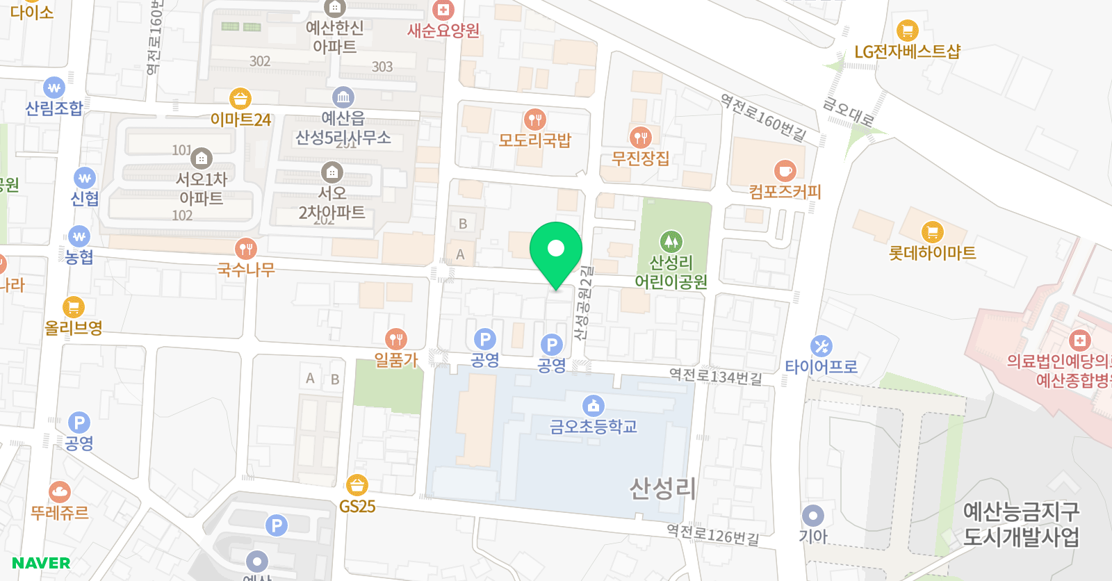 거성태권도&NBJ줄넘기 위치