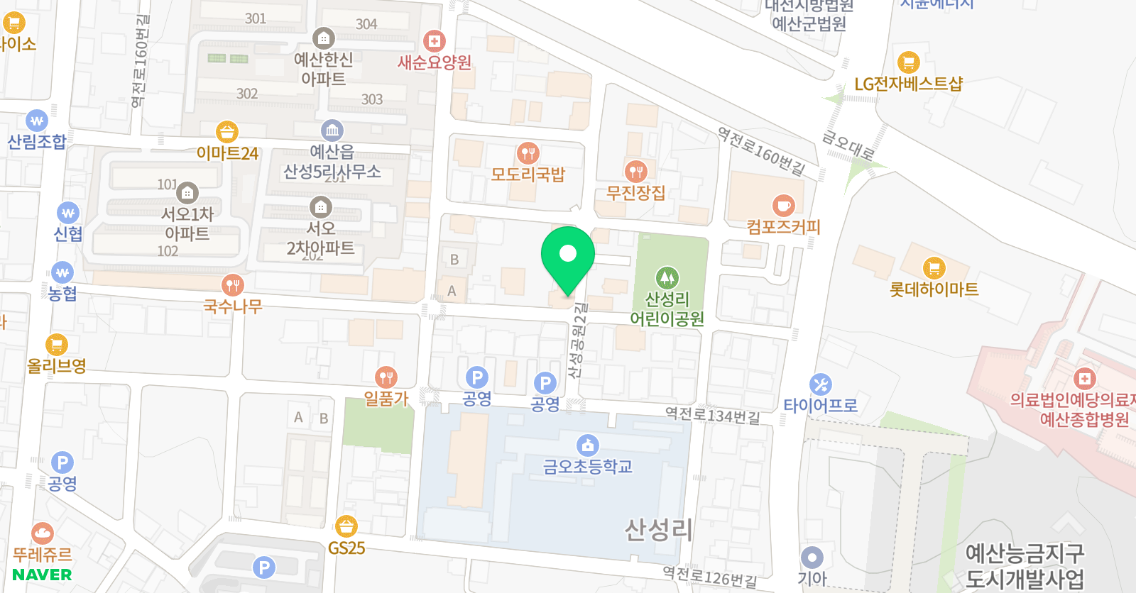 송쌤학원 위치