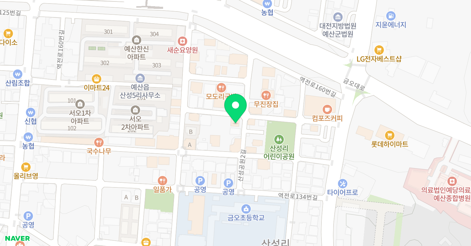 더프라임 학원 위치