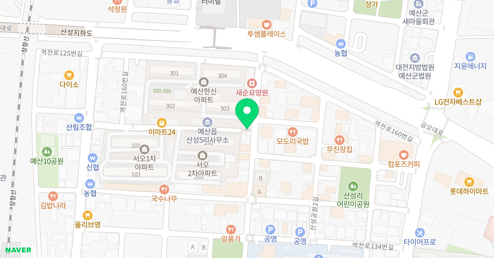 발레블랑 무용학원 위치