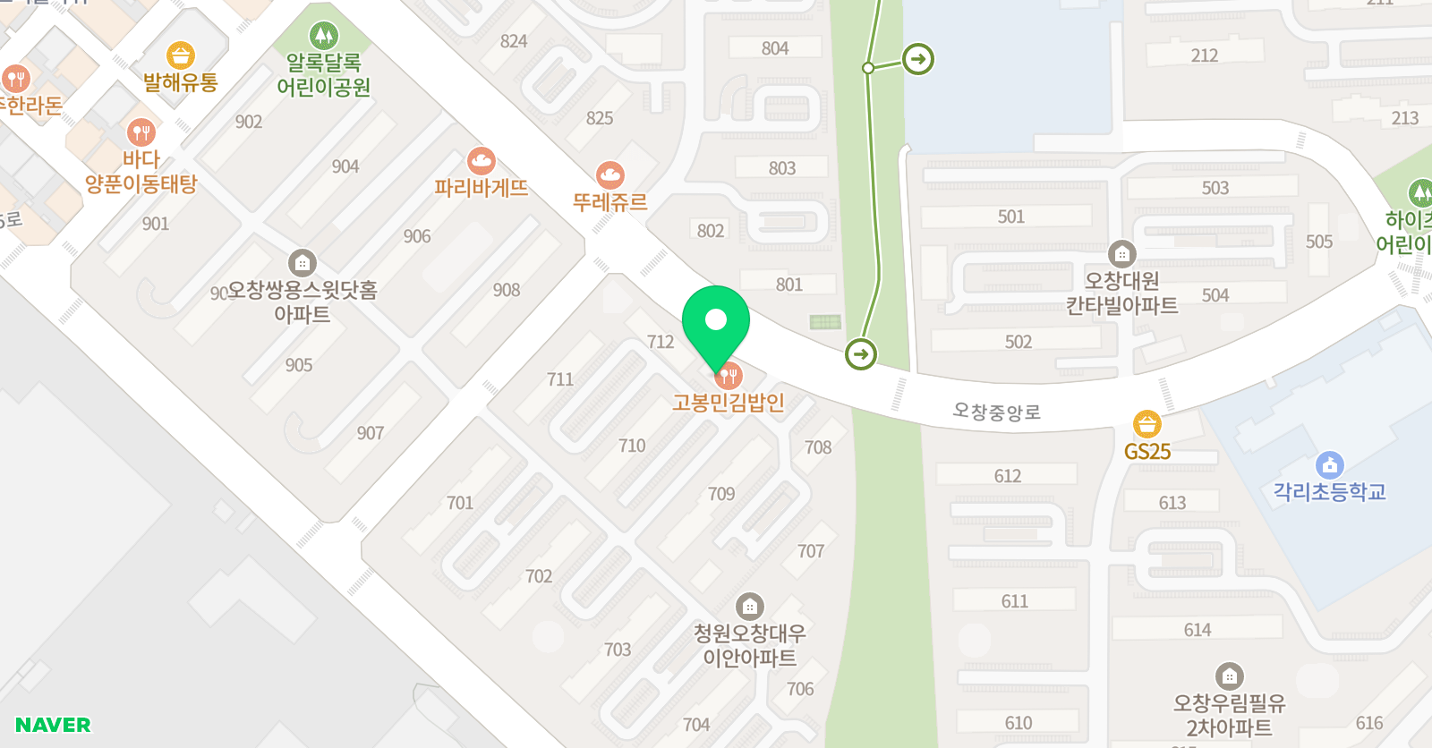 생각뜨레 미술교습소 위치