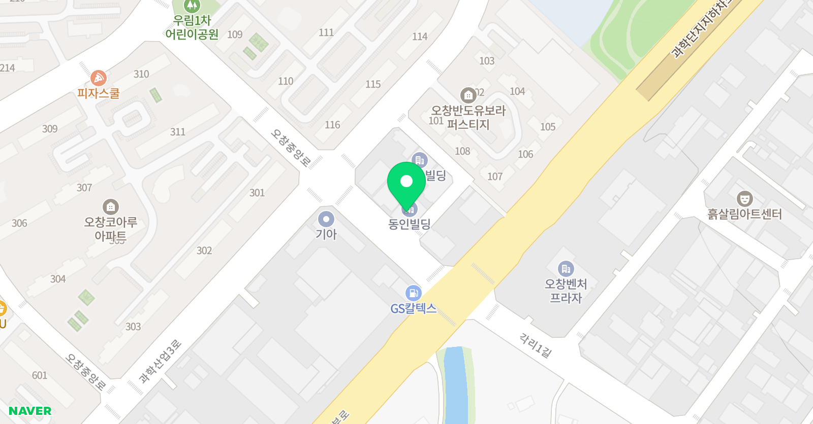 뉴런 수학과학전문학원 위치