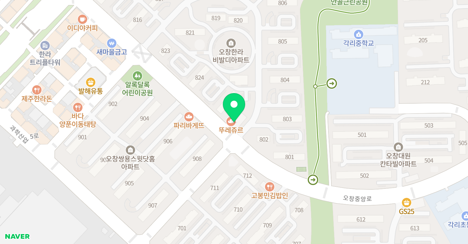본잉글리시 언어전문학원 위치