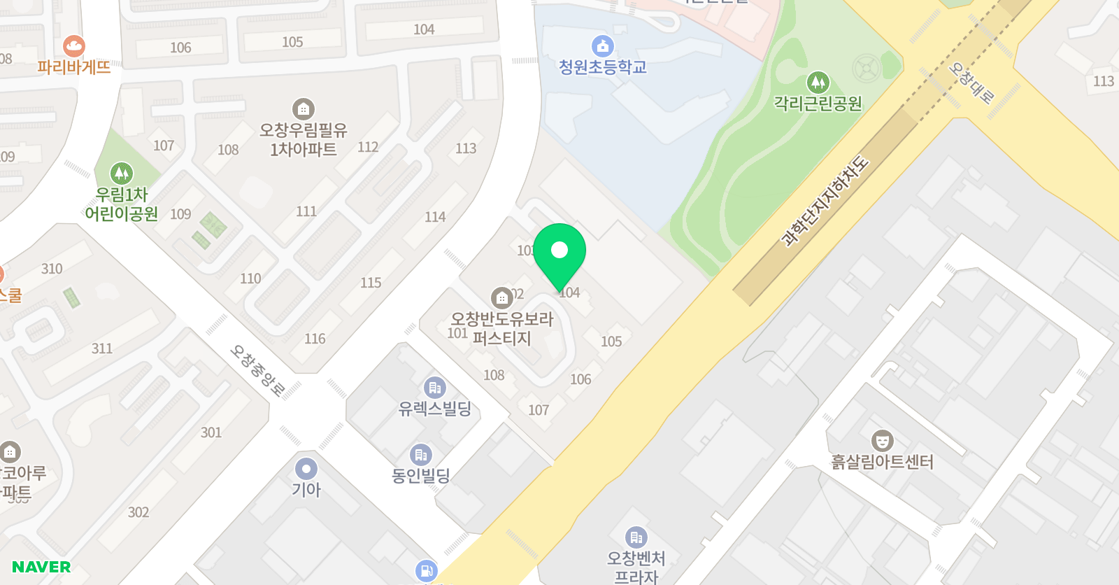스포츠아일랜드 수영장 오창 위치