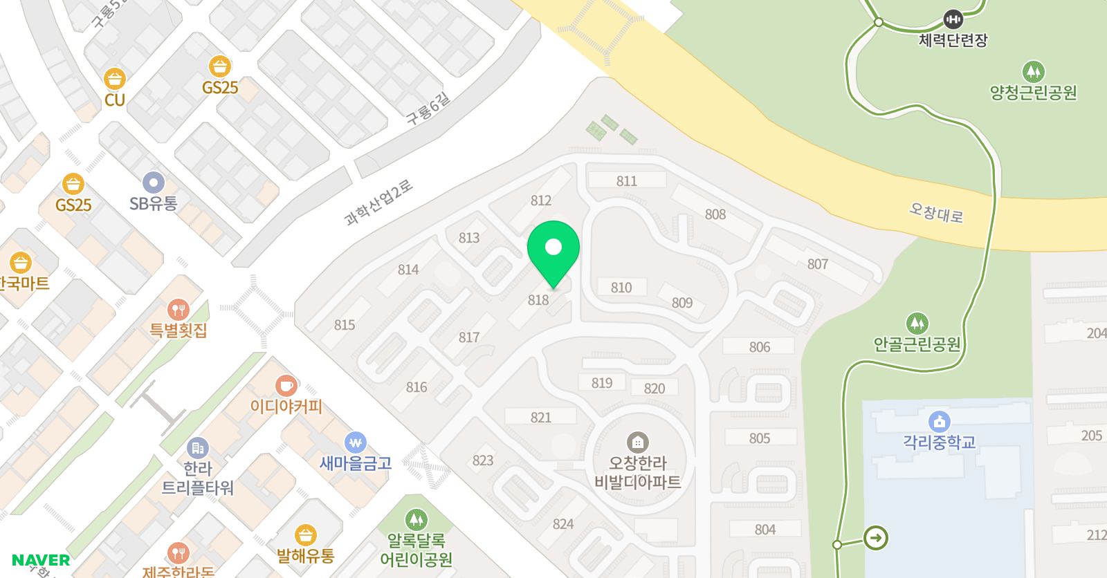 아소비 한라비발디점 오창 위치