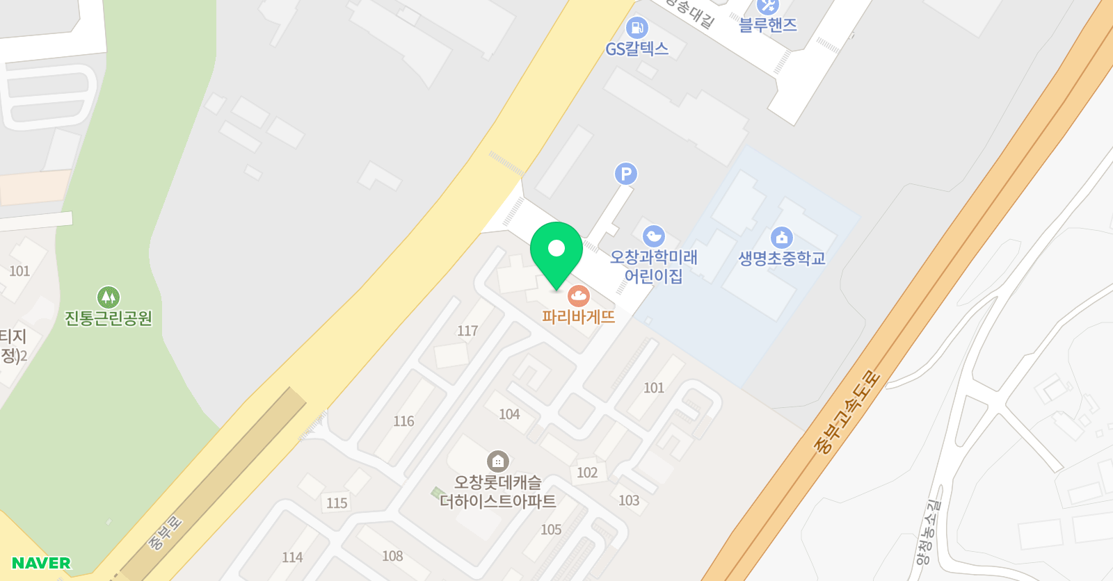 올댓 영어학원 위치