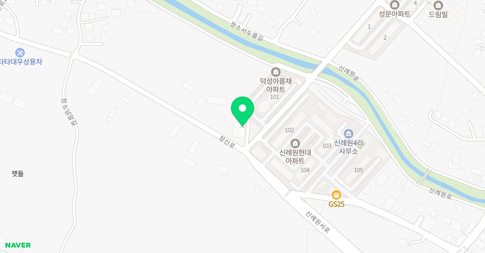 예닮 음악학원 위치
