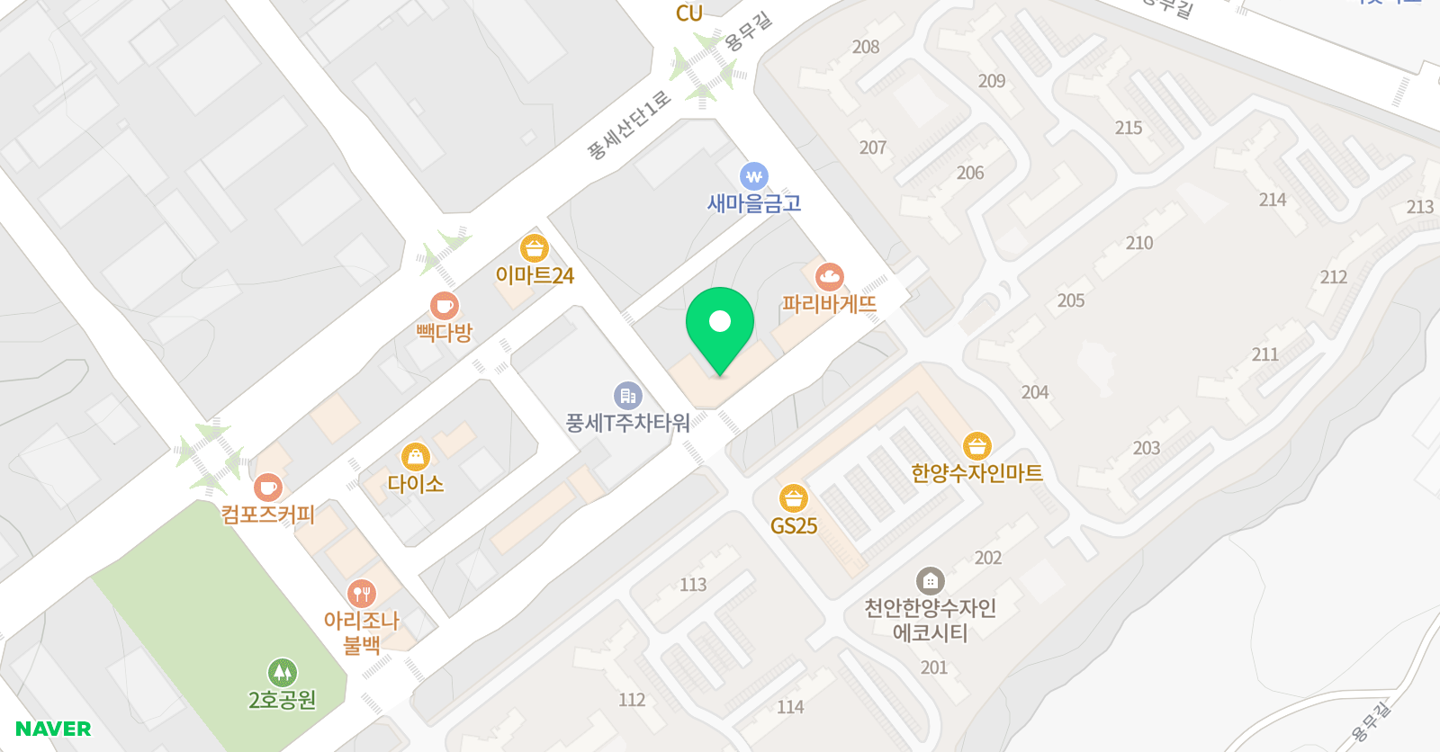 이화리베피아노음악학원 위치