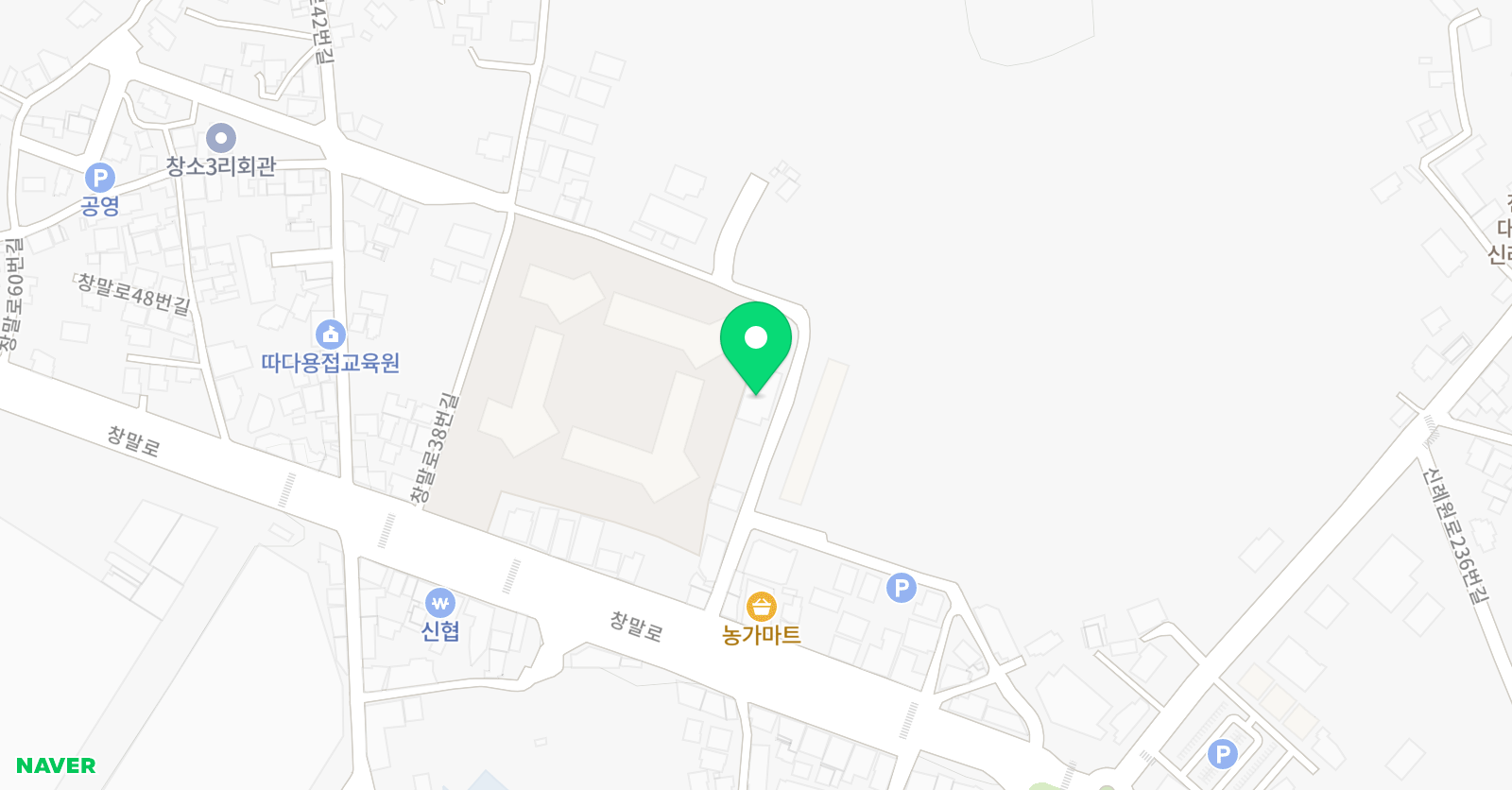 예랑 학원 위치