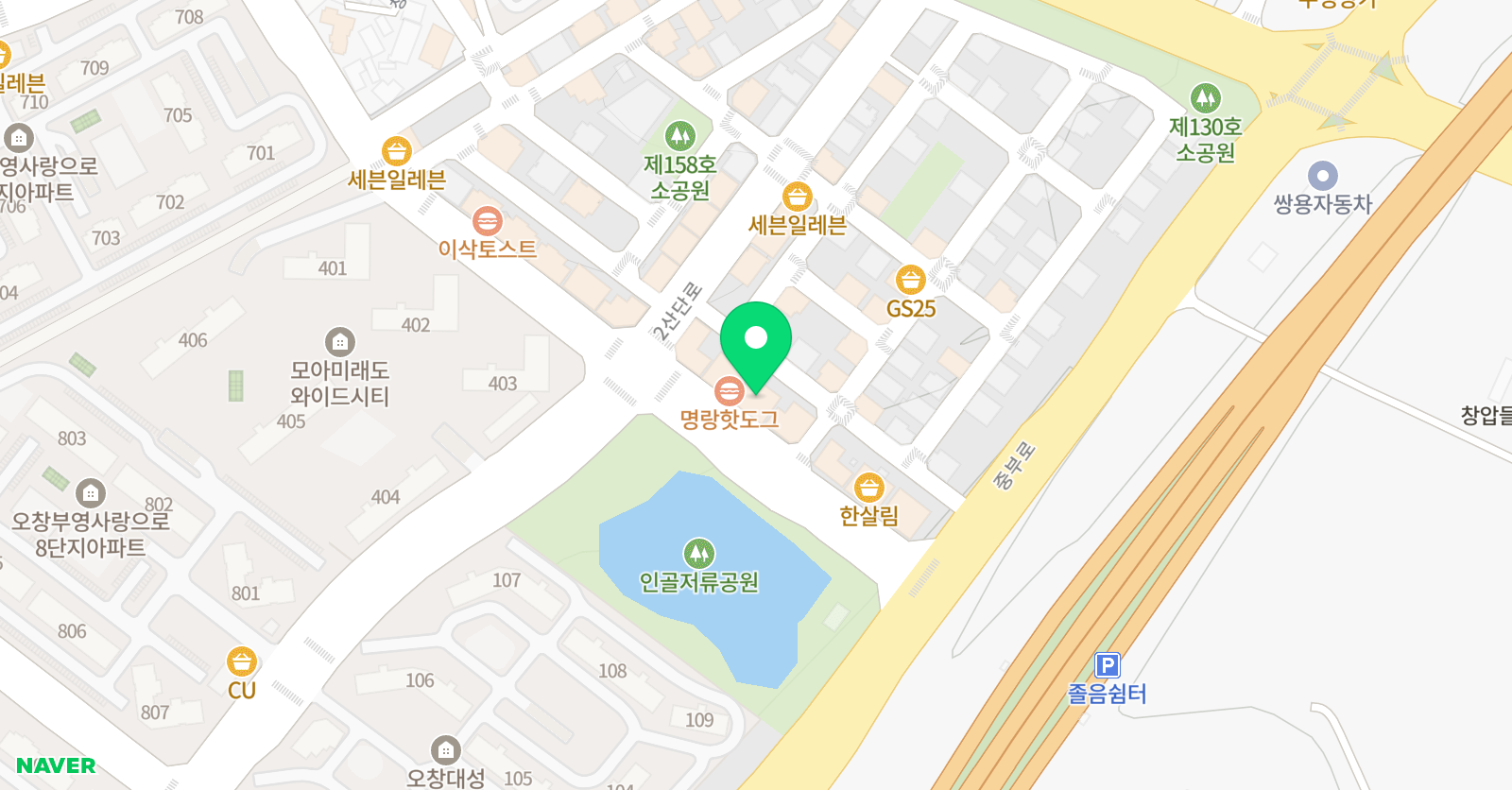 수학의 봄 학원 위치