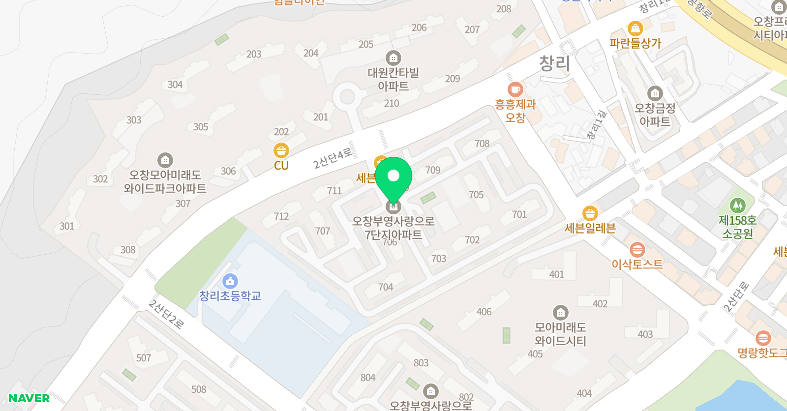 스마트해법 수학 부영7단지점 위치