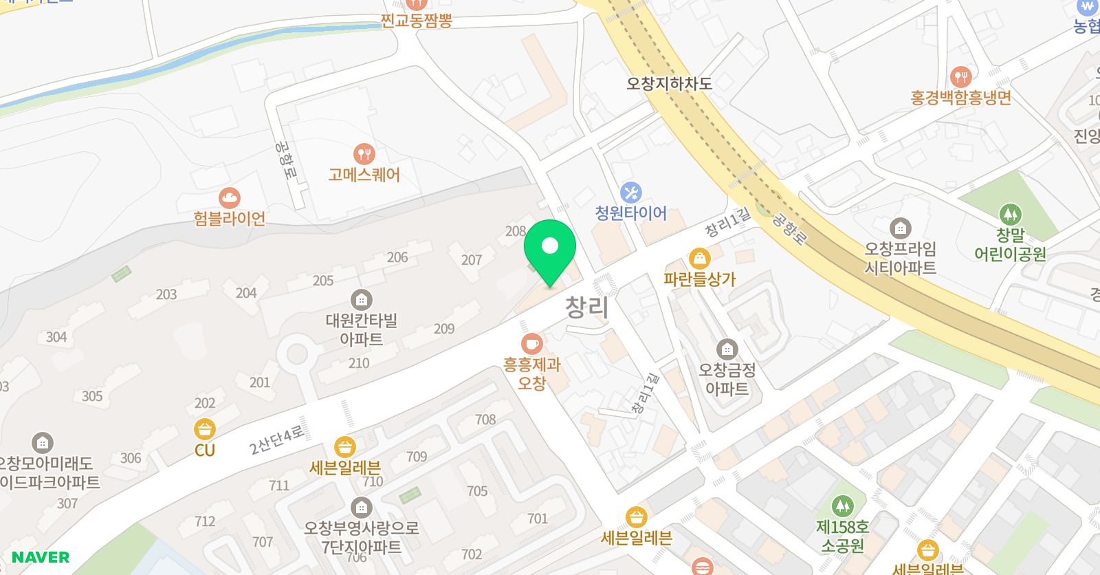 발레블랑 무용학원 위치
