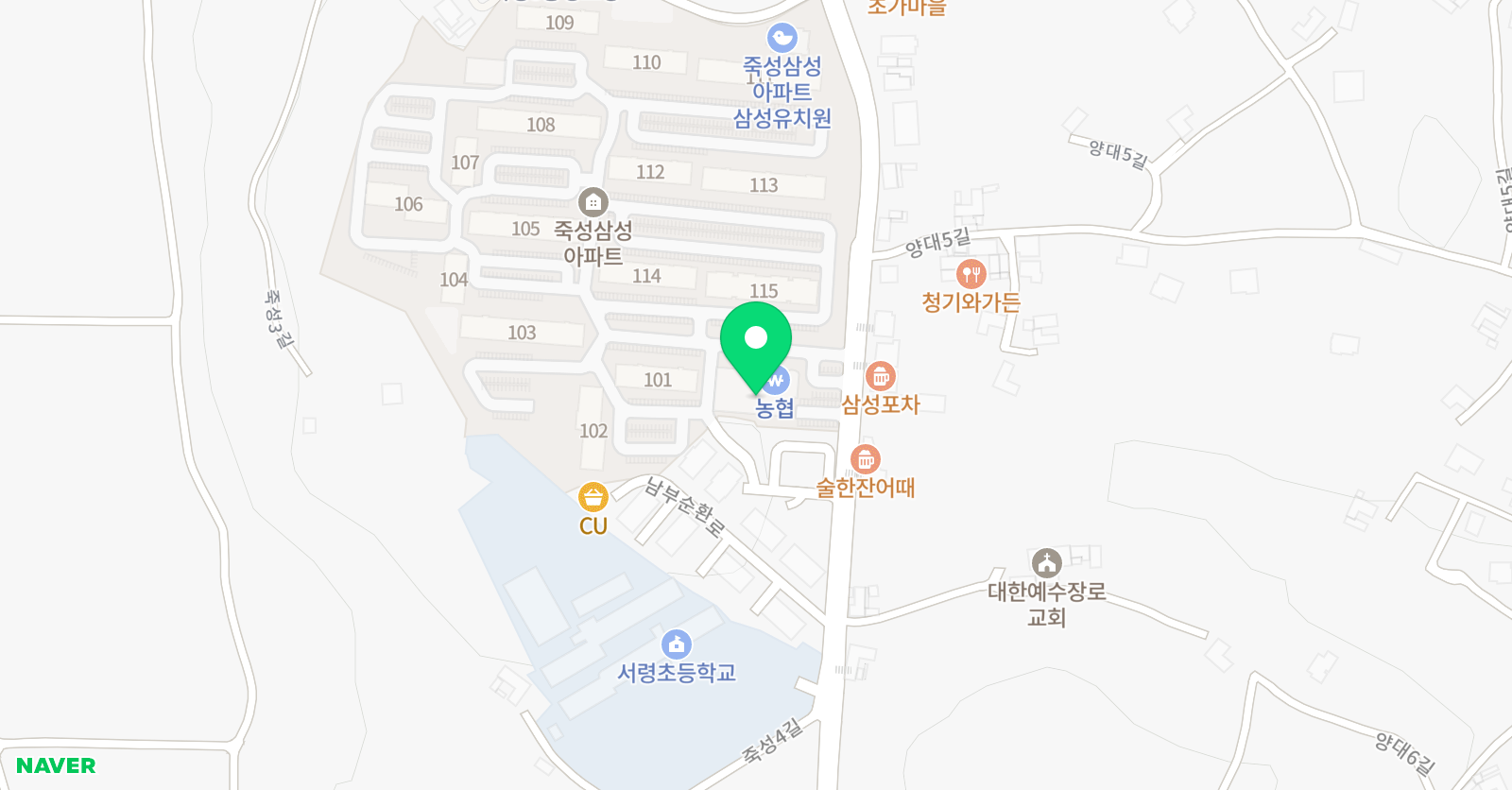 브릭스 영어수학학원 위치