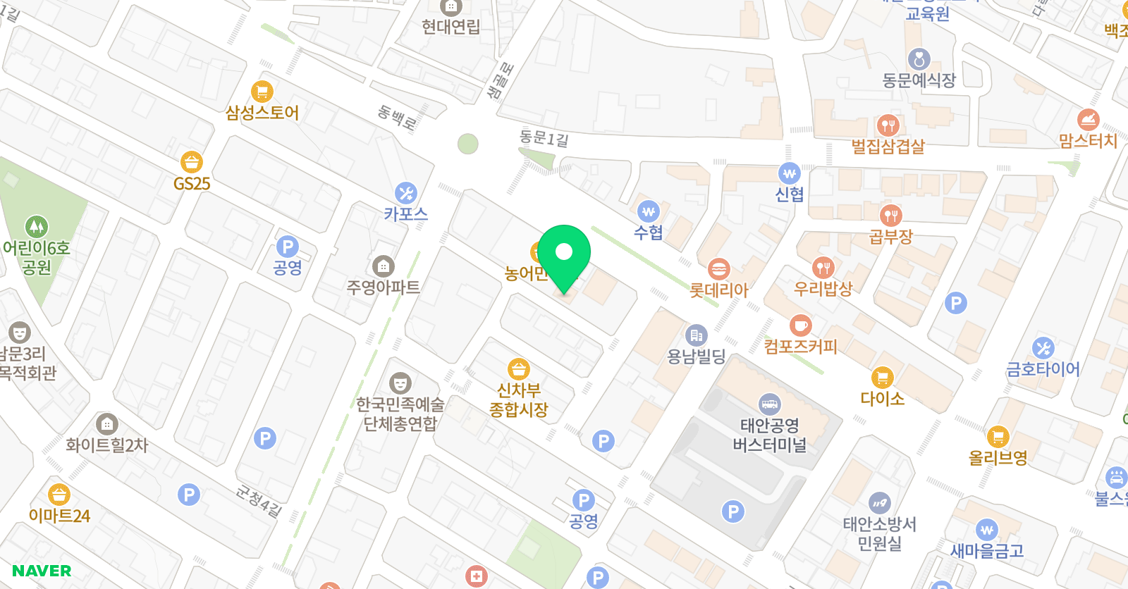 탑벨리 댄스학원 위치