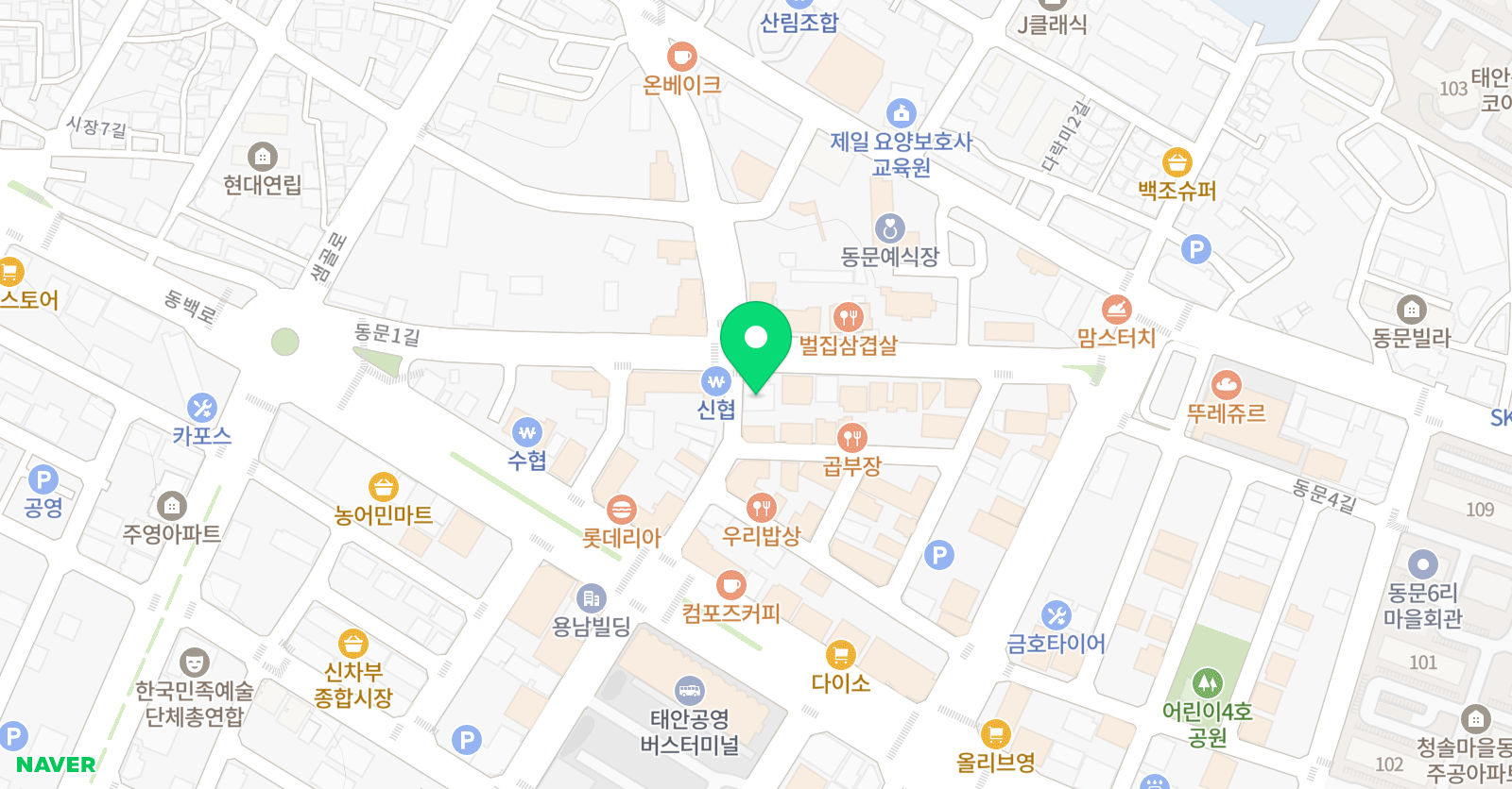 제이원댄스학원 위치