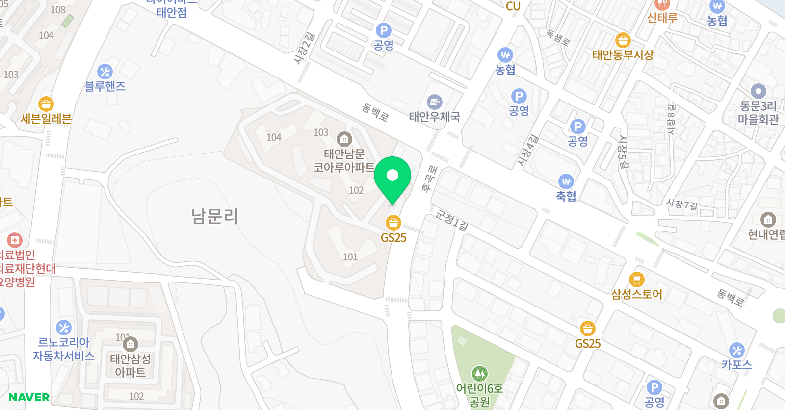바른손 피아노 위치