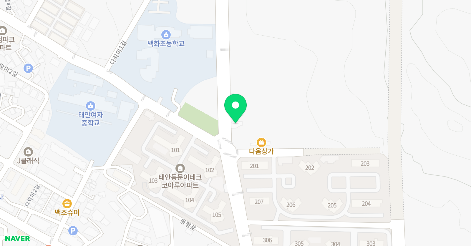 클랑 피아노학원 위치