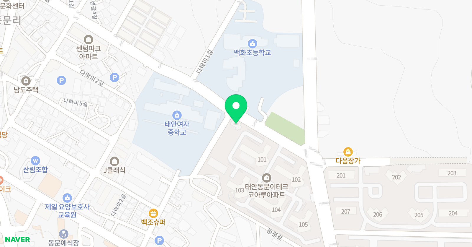 팩토 입시학원 위치