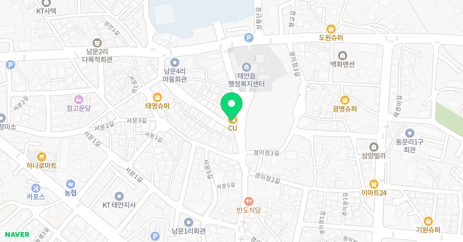 상무 석사 태권도 위치
