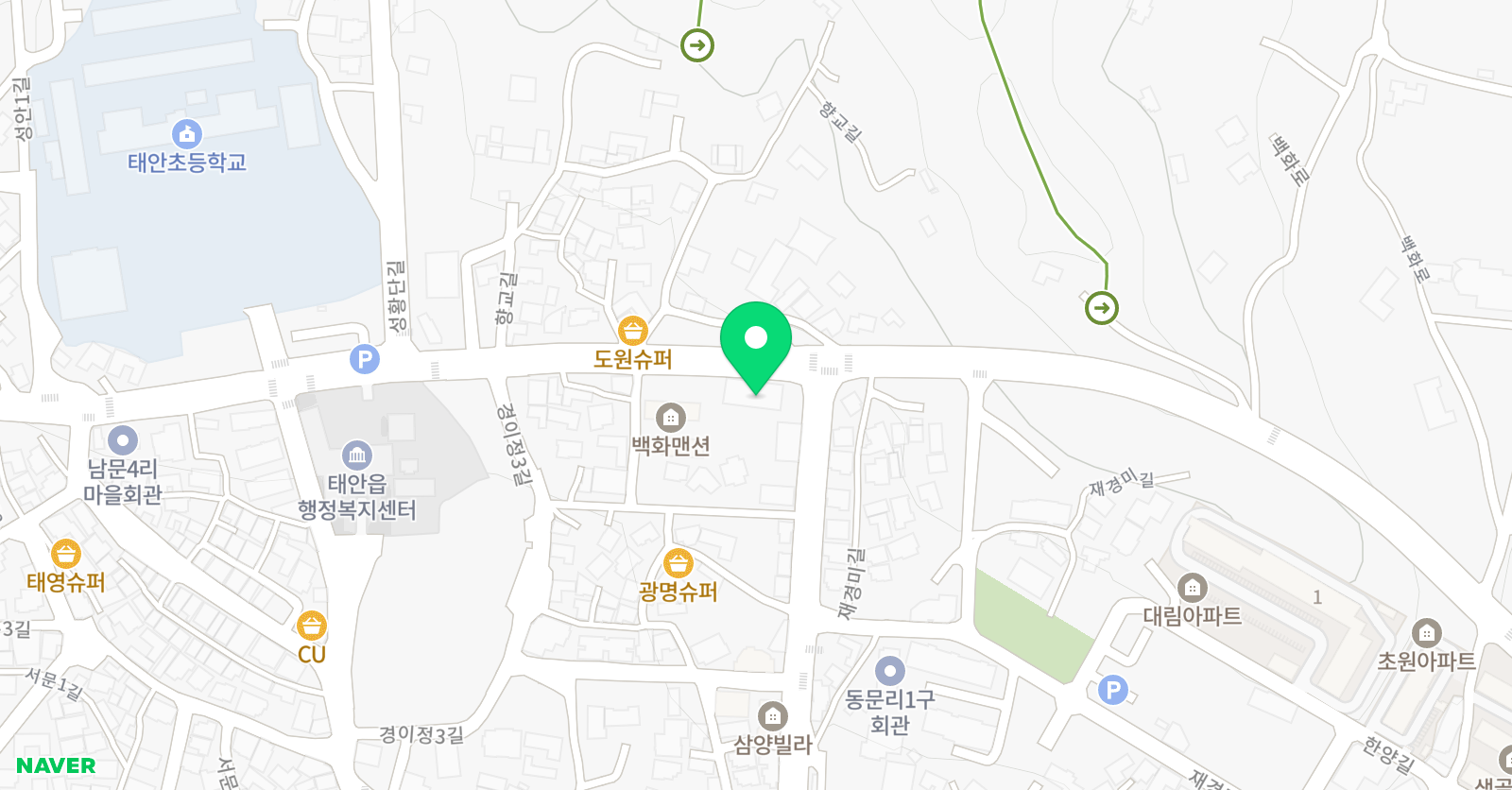 용인대솔로몬 태권도 위치