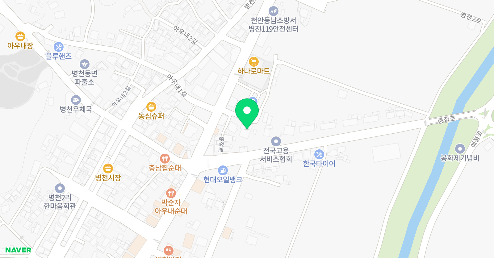 청음엘리트 학원 위치